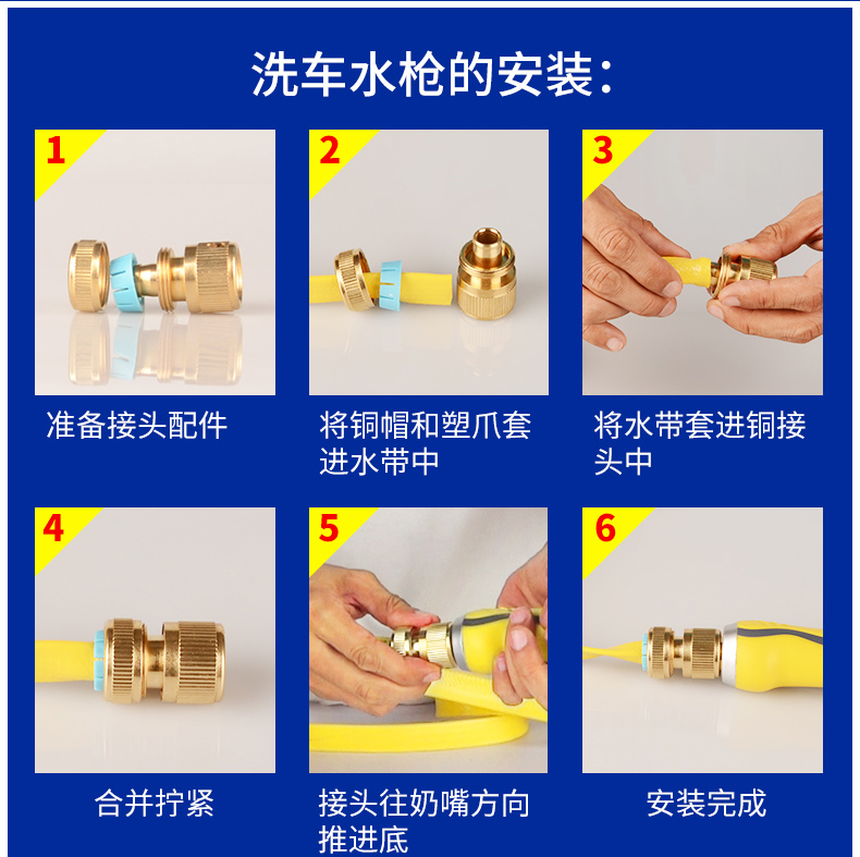 YN躍能 洗車水槍水帶 